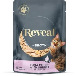 Reveal Natural Grain-Free Tuna With Sea Bream In Broth Flavored Wet Cat Food & Reveal Natural Grain-Free Tuna With Shrimp In Broth Flavored Wet Cat Food -Furry Friends 906862 PT5. AC SS1800 V1687963902