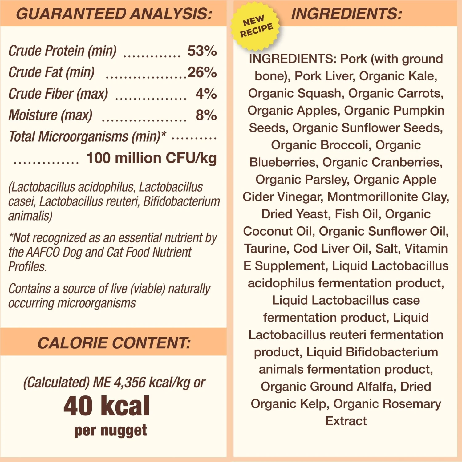 Primal Pork Formula Nuggets Grain-Free Raw Freeze-Dried Cat Food 10 Primal Pork Formula Nuggets Grain-Free Raw Freeze-Dried Cat Food - Image 8