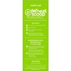 SWheat Scoop Multi-Cat Unscented Natural Clumping Wheat Cat Litter -Furry Friends 90872 PT2. AC SS1800 V1605053817