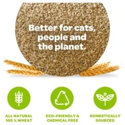 SWheat Scoop Multi-Cat Unscented Natural Clumping Wheat Cat Litter -Furry Friends 90872 PT3. AC SS1800 V1667519597