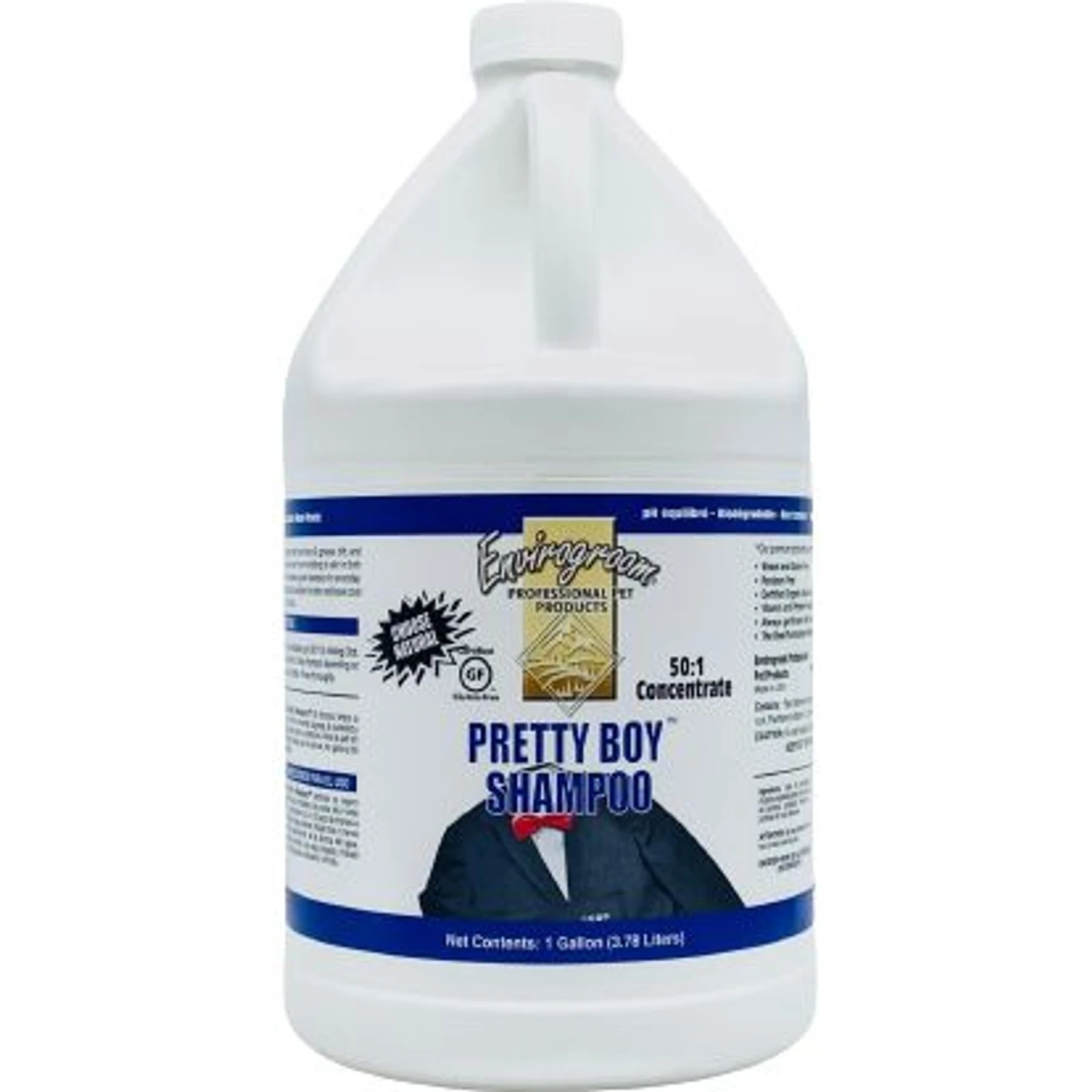 Envirogroom Pretty Boy Dog, Cat, Horse, & Small Pet Shampoo 50:1, 1-gal Bottle 3 Envirogroom Pretty Boy Dog, Cat, Horse, & Small Pet Shampoo 50:1, 1-gal Bottle