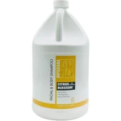 Special FX Citrus Blossom Facial & Body Dog, Cat, Horse, & Small Pet Shampoo 50:1, 1-gal Bottle