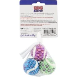 KONG Tennis Balls With Bells Cat Toy 16 KONG Tennis Balls With Bells Cat Toy -Furry Friends 91319 PT6. AC SS1800 V1603158994