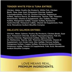 Sheba Perfect Portions Grain-Free Seafood Entrees Pate Variety Pack Adult Wet Cat Food Trays -Furry Friends 91473 PT5. AC SS1800 V1672952125