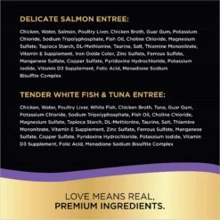 Sheba Perfect Portions Grain-Free Seafood Entrees Pate Variety Pack Adult Wet Cat Food Trays -Furry Friends 91473 PT6. AC SS1800 V1626817274