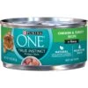 Purina ONE True Instinct Chicken & Turkey Recipe In Gravy Natural High Protein Canned Cat Food, 3-oz, Case Of 24 1 Purina ONE True Instinct Chicken & Turkey Recipe In Gravy Natural High Protein Canned Cat Food, 3-oz, Case Of 24 -Furry Friends 91559 MAIN. AC SS1800 V1657661111