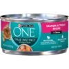 Purina ONE True Instinct Salmon & Trout Recipe In Sauce Natural High Protein Canned Cat Food -Furry Friends 91561 MAIN. AC SS1800 V1657661111