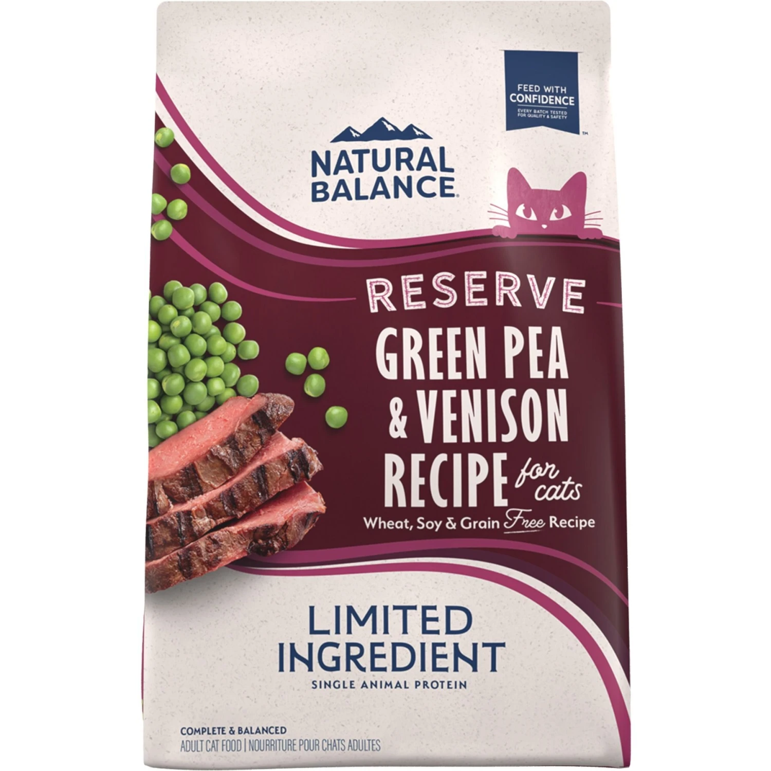Natural Balance L.I.D. Limited Ingredient Diets Green Pea & Venison Grain-Free Dry Cat Food 3 Natural Balance L.I.D. Limited Ingredient Diets Green Pea & Venison Grain-Free Dry Cat Food