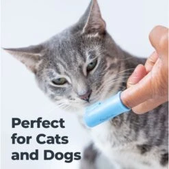 Oxyfresh Super Soft BPA-Free Silicone Dog & Cat Finger Brush, 6 Count -Furry Friends 916838 PT6. AC SS1800 V1702312668