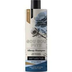 Gou Gou Pets Holistic Natural Derived Allergy Dog & Cat Shampoo, 16-oz Bottle