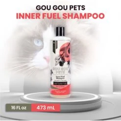 Gou Gou Pets Inner Fuel & Energy Boosting Dog & Cat Shampoo, 16-oz Bottle -Furry Friends 917958 PT2. AC SS1800 V1694205395