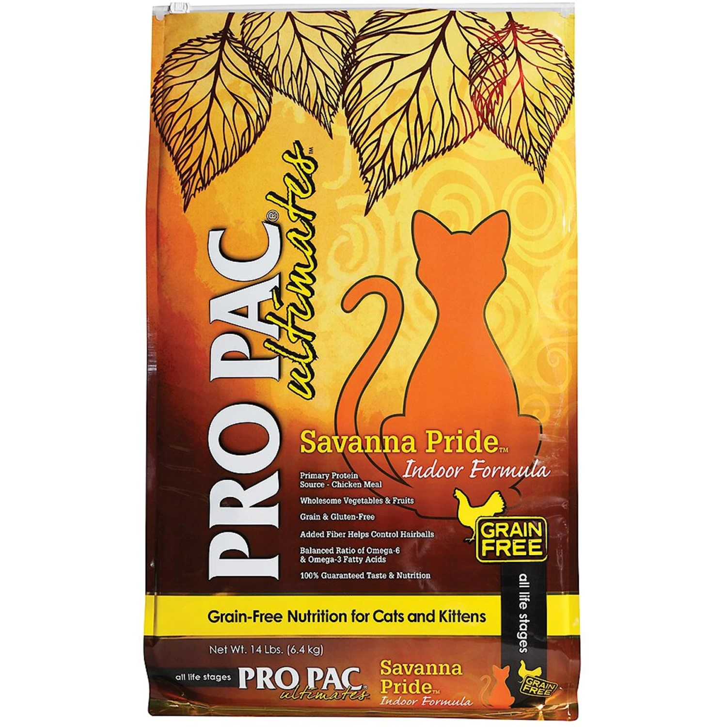 Pro Pac Ultimates Savanna Pride Chicken Grain-Free Indoor Dry Cat Food 3 Pro Pac Ultimates Savanna Pride Chicken Grain-Free Indoor Dry Cat Food