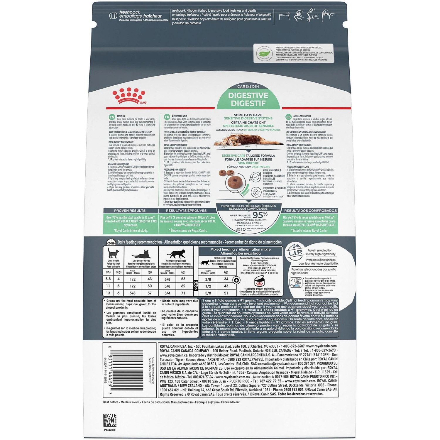 Royal Canin Feline Care Nutrition Digestive Care Dry Cat Food 5 Royal Canin Feline Care Nutrition Digestive Care Dry Cat Food - Image 3