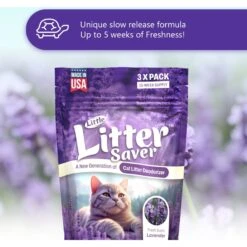 Little Litter Savers Natural Fresh Scent Lavender Cat Litter Deodorizer, 1-oz Bag, 3 Count 12 Little Litter Savers Natural Fresh Scent Lavender Cat Litter Deodorizer, 1-oz Bag, 3 Count -Furry Friends 931278 PT3. AC SS1800 V1691179262