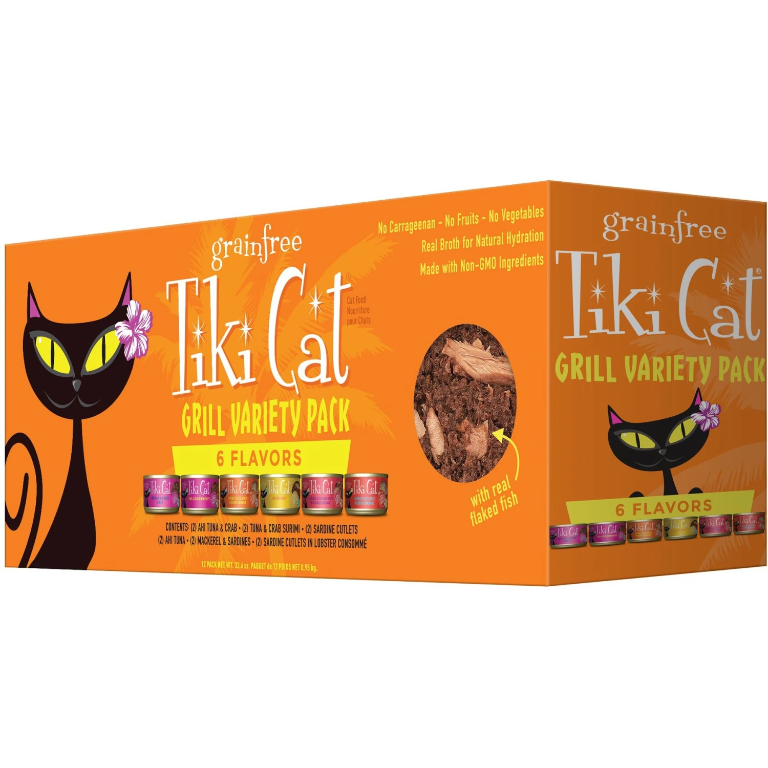 Tiki Cat Aloha Friends Variety Pack Grain-Free Wet Cat Food & Tiki Cat Grill Variety Pack Grain-Free Canned Cat Food 8 Tiki Cat Aloha Friends Variety Pack Grain-Free Wet Cat Food & Tiki Cat Grill Variety Pack Grain-Free Canned Cat Food - Image 6