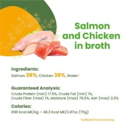 Almo Nature HQS Natural Salmon & Chicken In Broth Grain-Free Canned Cat Food 15 Almo Nature HQS Natural Salmon & Chicken In Broth Grain-Free Canned Cat Food -Furry Friends 93587 PT4. AC SS1800 V1632849126