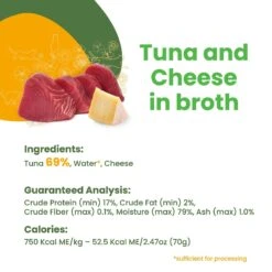 Almo Nature HQS Natural Tuna & Cheese In Broth Grain-Free Canned Cat Food -Furry Friends 93597 PT4. AC SS1800 V1632848818