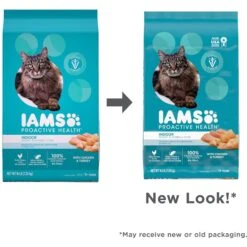 Iams ProActive Health Indoor Weight & Hairball Care Adult Dry Cat Food -Furry Friends 93653 PT2. AC SS1800 V1609947780