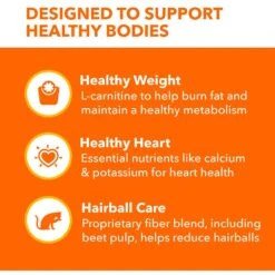 Iams ProActive Health Indoor Weight & Hairball Care Adult Dry Cat Food -Furry Friends 93653 PT4. AC SS1800 V1609948705