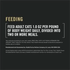 Purina Pro Plan Focus Adult Classic Urinary Tract Health Formula Ocean Whitefish Entree Canned Cat Food -Furry Friends 93821 PT7. AC SS1800 V1634254601