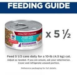 Hill's Science Diet Adult 11+ Healthy Cuisine Seared Tuna & Carrot Medley Canned Cat Food 16 Hill's Science Diet Adult 11+ Healthy Cuisine Seared Tuna & Carrot Medley Canned Cat Food -Furry Friends 94012 PT5. AC SS1800 V1680099824