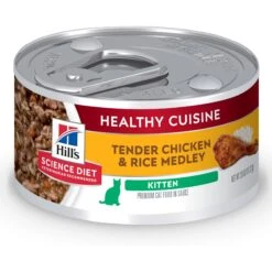 Hill's Science Diet Kitten Healthy Cuisine Tender Chicken & Rice Medley Canned Cat Food