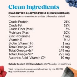 PetHonesty Skin & Coat Health Chews Supplement For Cats, 3.7-oz Bag -Furry Friends 941358 PT3. AC SS1800 V1696360130