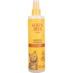 Burt's Bees Dander Reducing Wipes With Colloidal Oat Flour & Aloe Vera For Cats & Burt's Bees Waterless Shampoo For Cats -Furry Friends 941622 PT5. AC SS1800 V1692796388