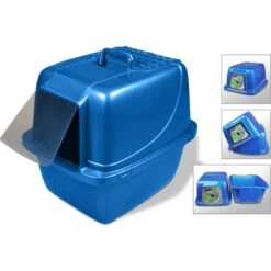 Van Ness Enclosed Cat Litter Pan & Frisco Paw Shaped Cat Litter Mat 13 Van Ness Enclosed Cat Litter Pan & Frisco Paw Shaped Cat Litter Mat -Furry Friends 947414 PT2. AC SS1800 V1693602740