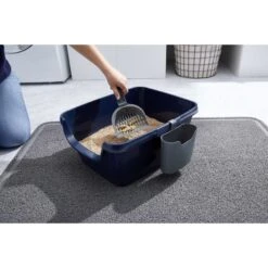 Frisco Open Top Cat Litter Box With Rim, Large & Frisco Plastic Litter Scooper With Caddy -Furry Friends 947526 PT7. AC SS1800 V1693600340