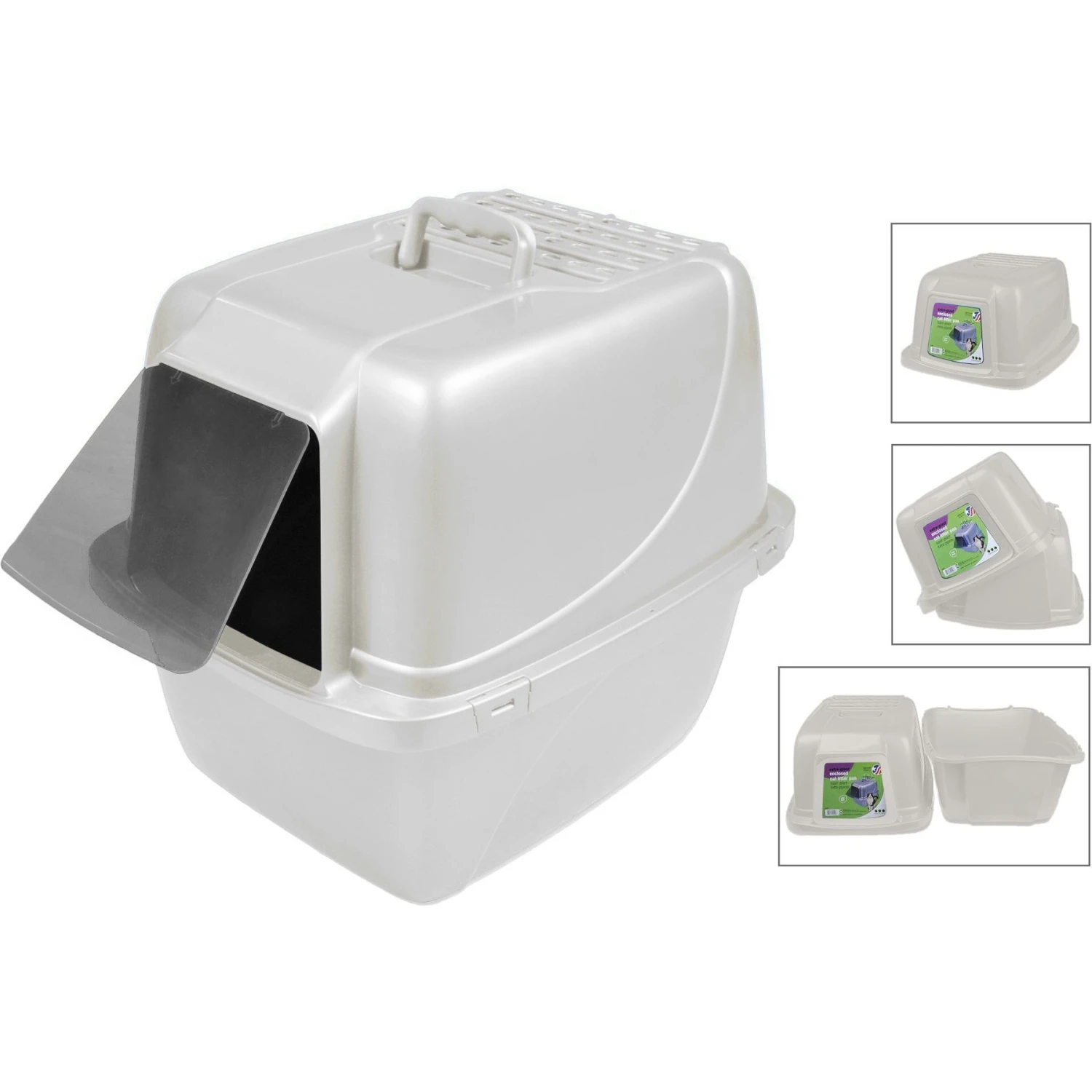 Van Ness Enclosed Cat Litter Pan & Van Ness Litter Scoop 5 Van Ness Enclosed Cat Litter Pan & Van Ness Litter Scoop - Image 3