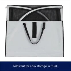 Frisco Travel Safety Dog & Cat Carrier & Pet Fit For Life Collapsible Portable Litter Box With Collapsible Bowl -Furry Friends 947670 PT3. AC SS1800 V1693925028