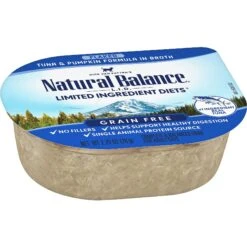 Natural Balance L.I.D. Limited Ingredient Diets Tuna & Pumpkin Formula Flaked Grain-Free Wet Cat Food -Furry Friends 95657 PT3. AC SS1800 V1576527786