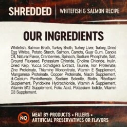 Wellness CORE Grain-Free Hearty Cuts In Gravy Shredded Whitefish & Salmon Recipe Canned Cat Food -Furry Friends 95712 PT4. AC SS1800 V1605843709