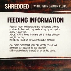 Wellness CORE Grain-Free Hearty Cuts In Gravy Shredded Whitefish & Salmon Recipe Canned Cat Food -Furry Friends 95712 PT6. AC SS1800 V1605826910