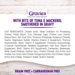 Wellness Healthy Indulgence Gravies With Bits Of Tuna & Mackerel Smothered In Gravy Grain-Free Wet Cat Food Pouches -Furry Friends 95716 PT5. AC SS1800 V1695923308