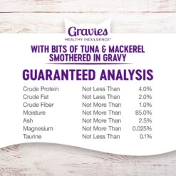 Wellness Healthy Indulgence Gravies With Bits Of Tuna & Mackerel Smothered In Gravy Grain-Free Wet Cat Food Pouches -Furry Friends 95716 PT6. AC SS1800 V1695839118