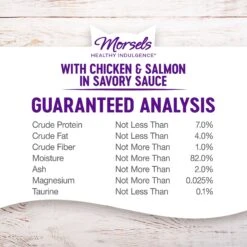 Wellness Healthy Indulgence Morsels With Chicken & Salmon In Savory Sauce Grain-Free Wet Cat Food Pouches, 3-oz, Case Of 24 -Furry Friends 95720 PT6. AC SS1800 V1695839119