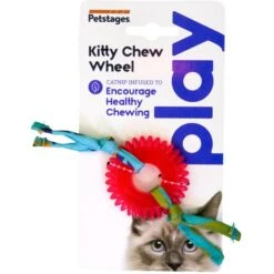 Catstages Fresh Breath Mint Stick Cat Chew Toy & Catstages Dental Kitty Chew Wheel Cat Chew Toy -Furry Friends 961990 PT6. AC SS1800 V1694784008