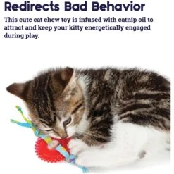 Catstages Fresh Breath Mint Stick Cat Chew Toy & Catstages Dental Kitty Chew Wheel Cat Chew Toy -Furry Friends 961990 PT8. AC SS1800 V1694784008