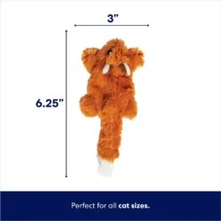 Frisco Squirrel Plush Cat Toy With Refillable Catnip & Frisco Bird With Feathers Teaser Wand Cat Toy With Catnip -Furry Friends 962030 PT2. AC SS1800 V1694783954