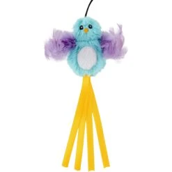 Frisco Squirrel Plush Cat Toy With Refillable Catnip & Frisco Bird With Feathers Teaser Wand Cat Toy With Catnip -Furry Friends 962030 PT7. AC SS1800 V1694783953
