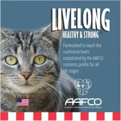 Livelong Healthy & Strong Yummy Seafood Wet Cat Food, 5.5-oz Can, 24 Count -Furry Friends 964174 PT1. AC SS1800 V1697120224