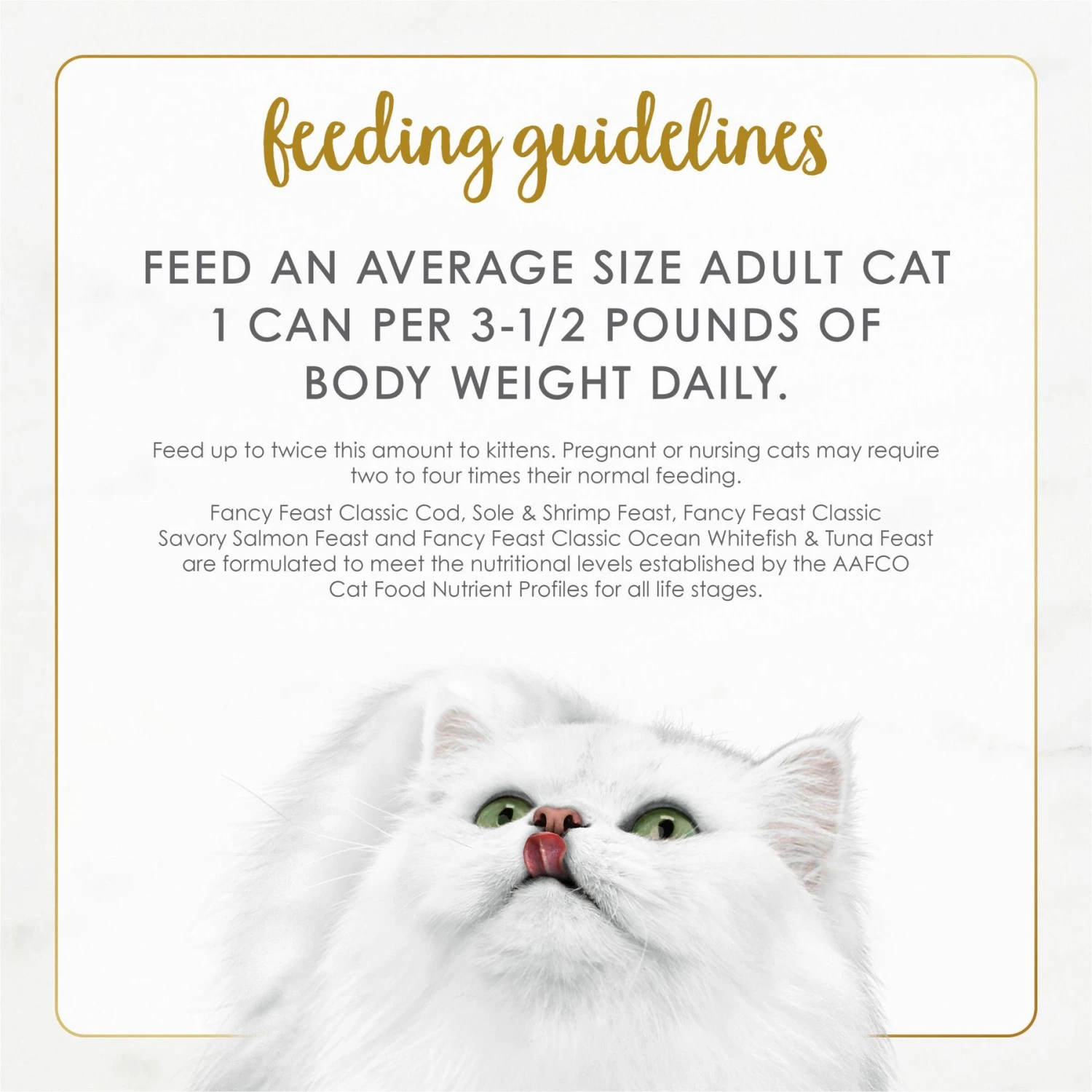 Fancy Feast Seafood Classic Pate Collection Variety Pack Grain-Free Wet Cat Food, 3-oz Can, Case Of 36 10 Fancy Feast Seafood Classic Pate Collection Variety Pack Grain-Free Wet Cat Food, 3-oz Can, Case Of 36 - Image 8
