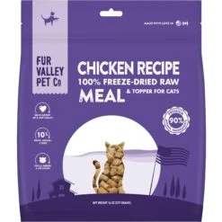 Fur Valley Purrfect Poultry Recipe Freeze-Dried Cat Food, 14-oz Bag