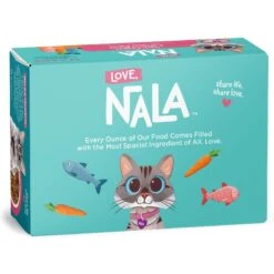 Love, Nala Tuna & Salmon Pate With Carrot Recipe Adult Grain-Free Wet Cat Food, 2.8-oz Can, Case Of 12 -Furry Friends 974918 PT1. AC SS1800 V1698935135