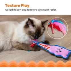 Catstages Kitt'n Candy Kicker Pink Interactive Catnip Cat Toy, Pink -Furry Friends 976198 PT3. AC SS1800 V1696615690