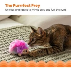 Catstages Catnip Plushies Hedgehog Plush Catnip Cat Toy, Multicolor -Furry Friends 976230 PT3. AC SS1800 V1696615465