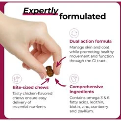 VetriScience Hairball Chicken Liver Flavored Soft Chews Hairball Control Supplement For Cats -Furry Friends 98131 PT2. AC SS1800 V1471978724