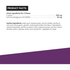 VetriScience Vetri-Lysine Plus Chicken Liver Flavored Soft Chews Immune Supplement For Cats 10 VetriScience Vetri-Lysine Plus Chicken Liver Flavored Soft Chews Immune Supplement For Cats -Furry Friends 98132 PT2. AC SS1800 V1659635005